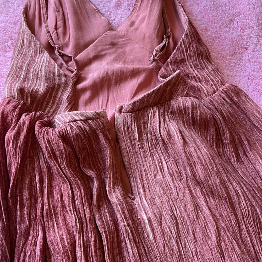 Lulus Beach Day Bliss Rose Sleeveless Maxi Dress Size XS - Picture 13 of 14
